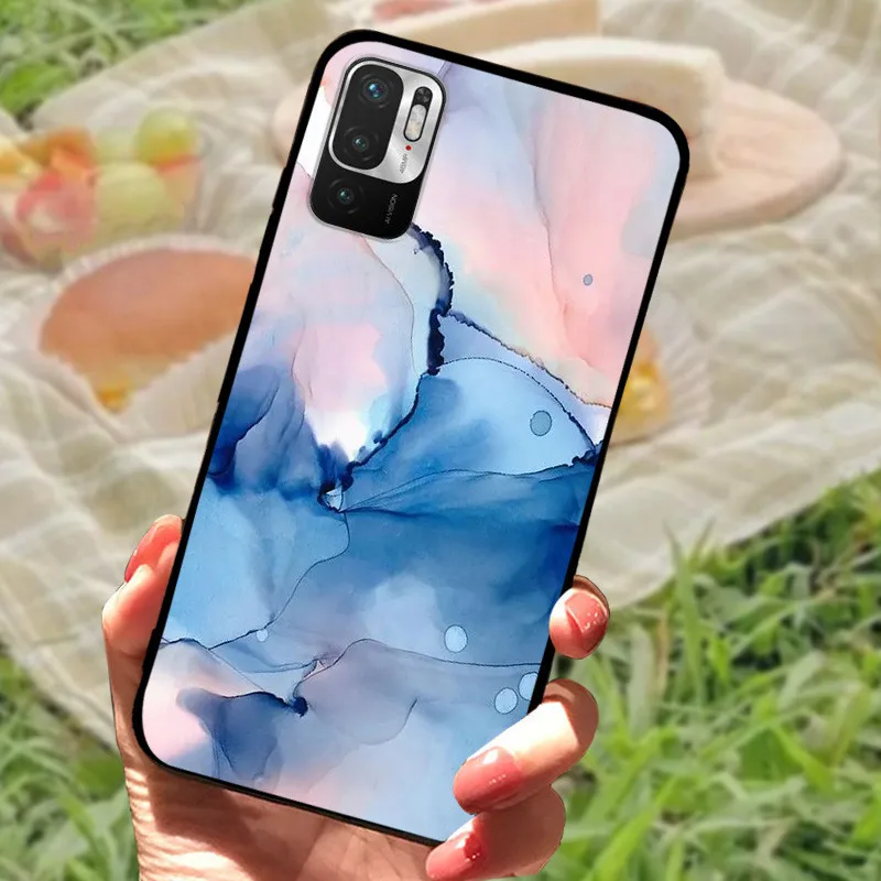 Marble Silicone Soft TPU Back Cover - Full Protective Case in Stylish Design