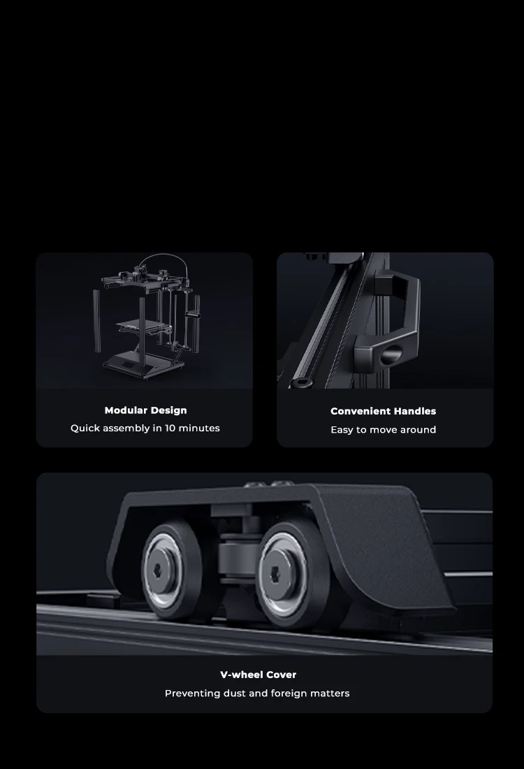 S70f1603a7090491a8bdb78e7f89c6e9aY Creality Ender 5 S1 drukarka 3D 250 mm/s szybki druk 300 ° druk w wysokiej temperaturze CR dotykowy ekran dotykowy z automatycznym poziomowaniem