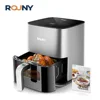 ROUNY Air Fryer 5L, Electric Hot Fryer Oven Oilless Cooker with Touch Control & Nonstick Basket & Visible Window, Family Size 1