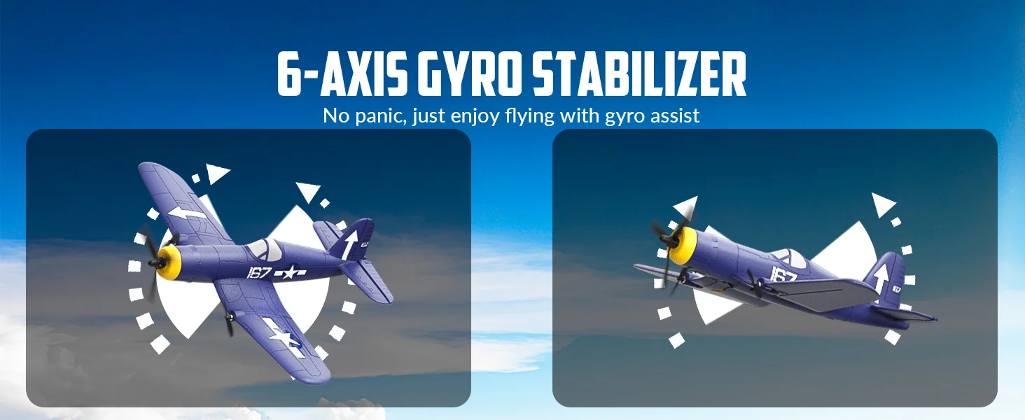 Volantexrc f4u corsair rc flygplan jaktplan epp skumglidflygplan_voghion.com