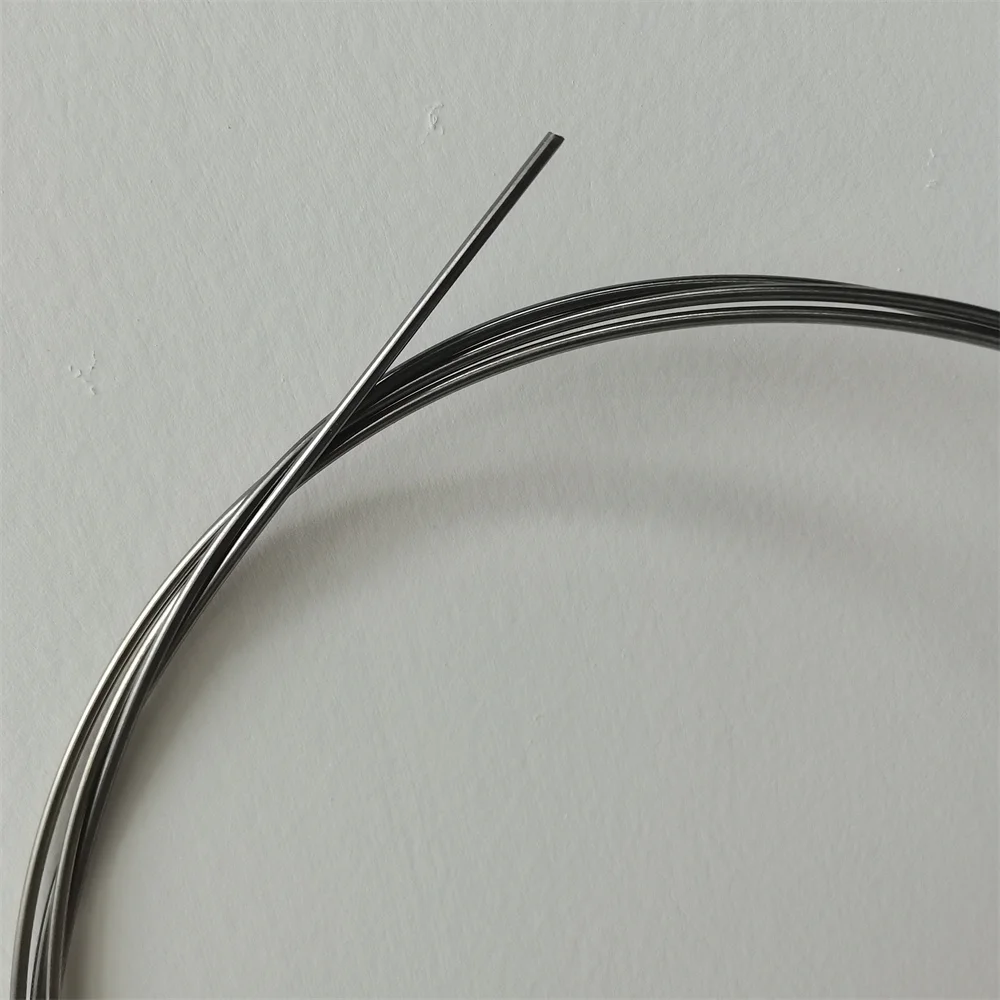 Fil droit super élastique en alliage de Nitinol, 1 mètre, fil hyperélastique, 0.8mm, 1.0mm, 1.6mm, 2.0mm, synchronisation NiTi