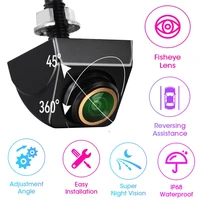 Car Rear View Camera 120 Degree Wide Angle Reverse Parking Waterproof CCD Auto Backup Monitor Universal for BMW HD Night Vision