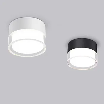 조도 조절식 천장 LED 다운라이트, 북유럽 표면 장착, 주변 발광 LED 다운라이트 스포트라이트, 5W, 7W, 9W, 12W, 15W, 18W, 신제품