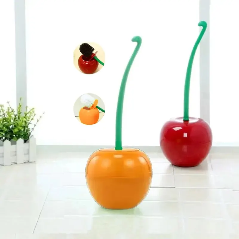 Toilet Brush Creative Cherry Shape Holder