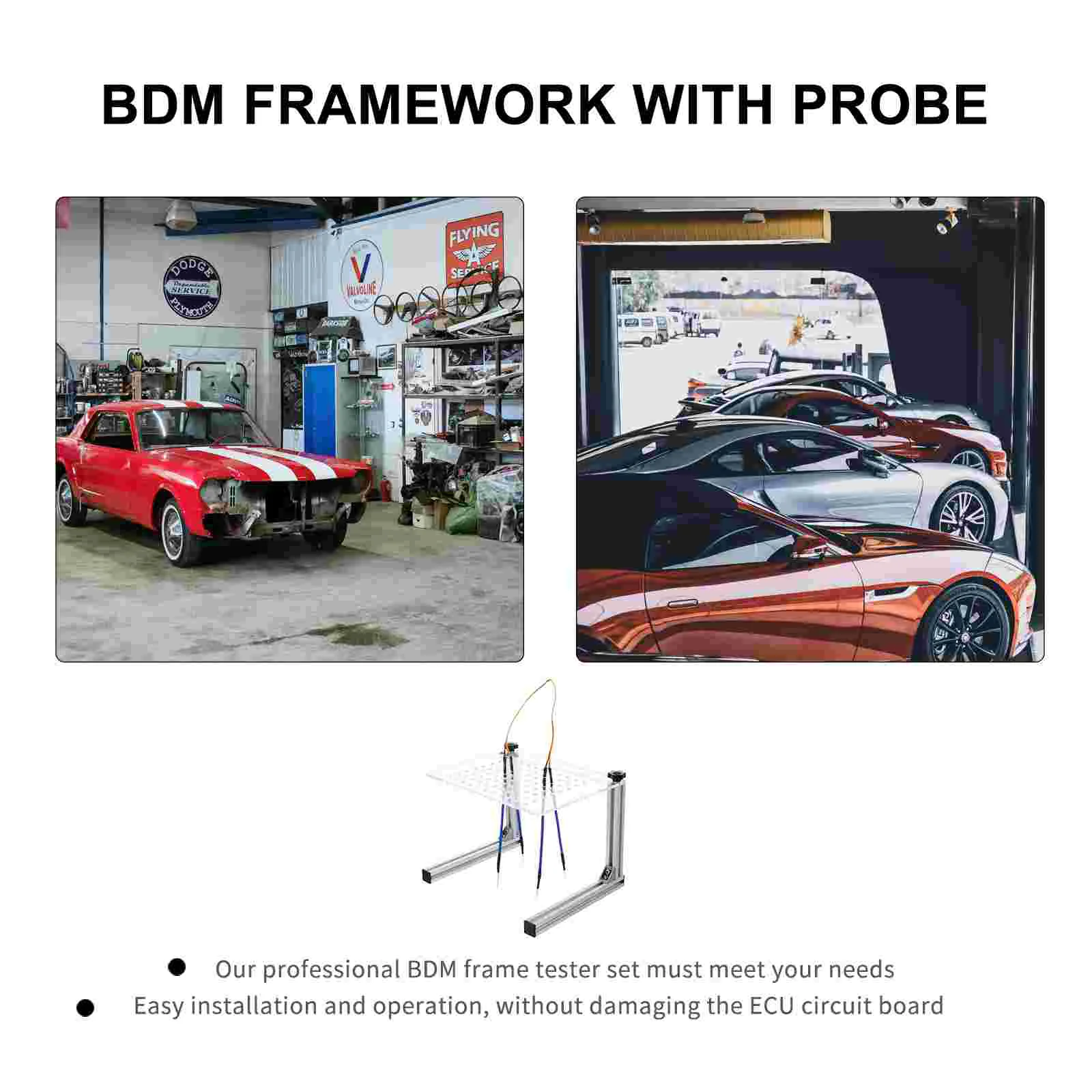 Modified Programming Bracket ECU Programmer Frame For Led E Tool Adapter Photo Test with Probe Adjustment Tool images - 6