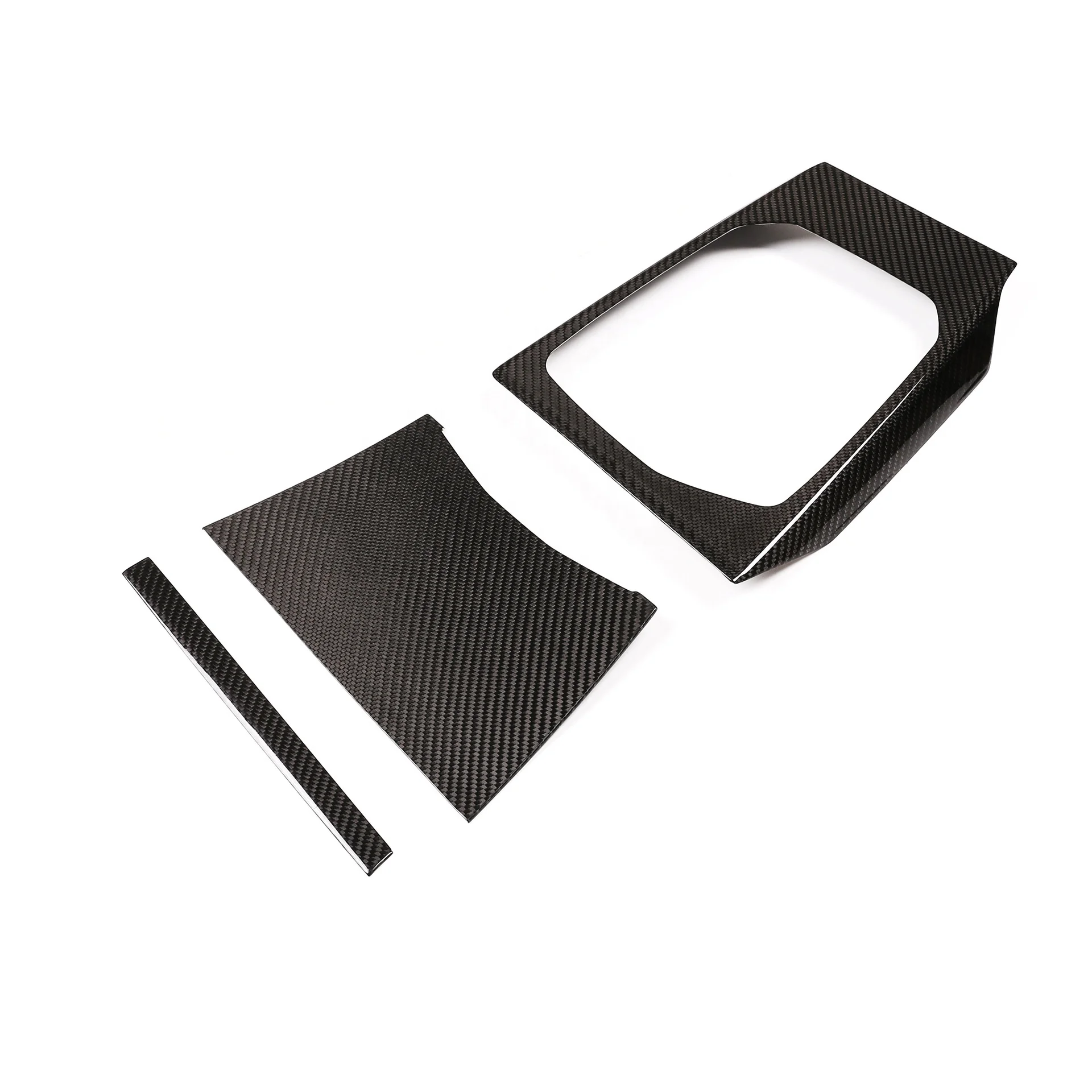 Real Carbon Fiber Car Parts Interior Trims Dashboard Console Cover For 3 Series 325Li G20