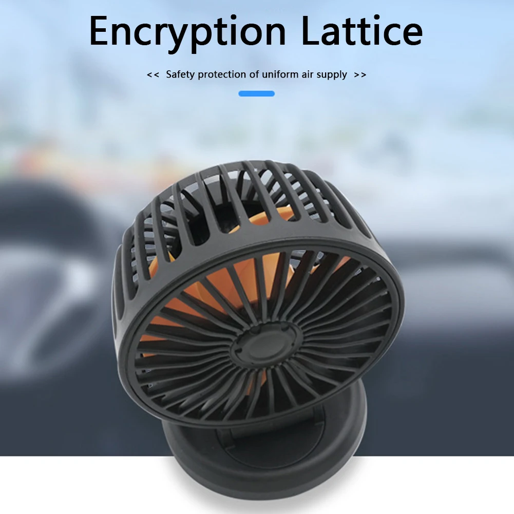 Mini Vehicle Cooling Device Adjustable 5/12/24V Car Air Cooler 2 Speed Automobile Vehicle Accessories