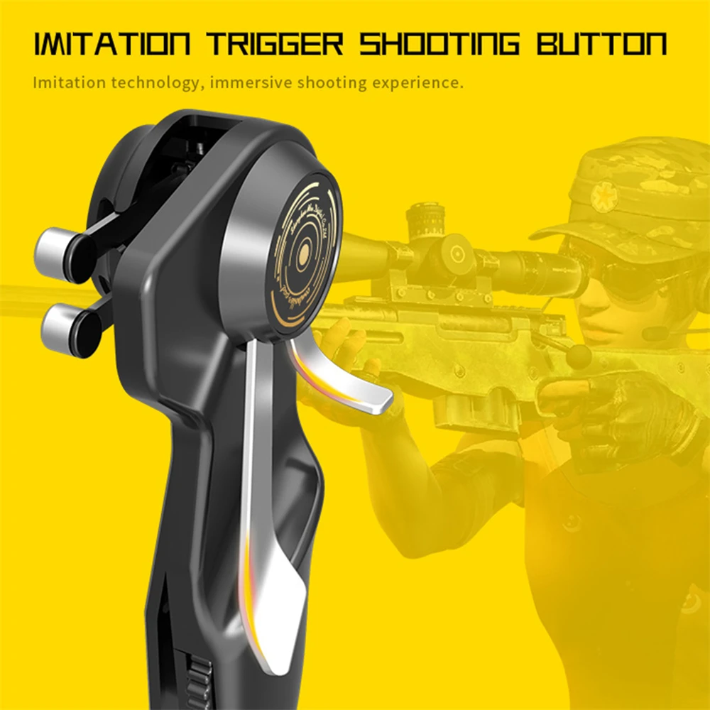 Gaming Trigger 6 Finger Quick Sensitive Controller Tablet Gaming Button Portable Lightweight Metal Gamepad Joystick accessories