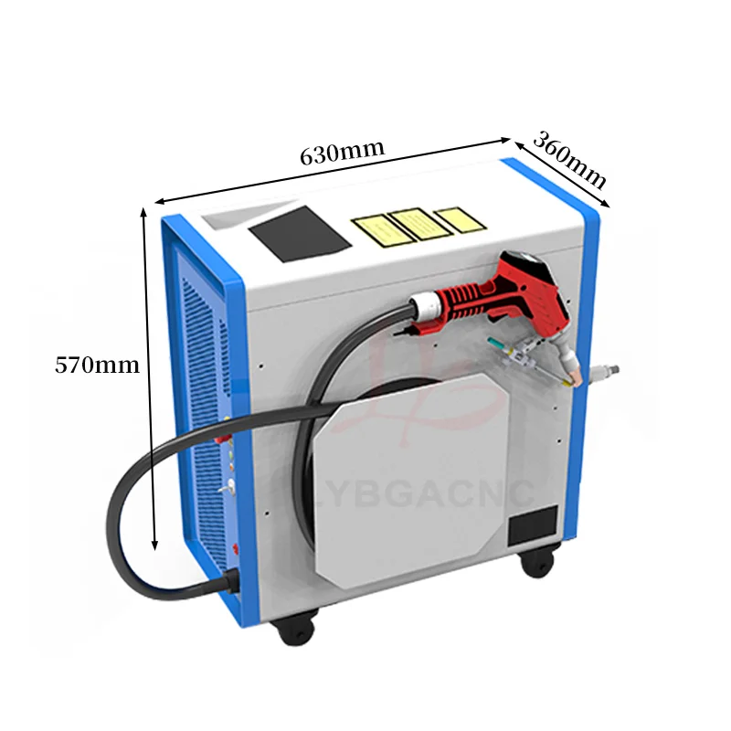 LY-X3 Mini Air-cooled Handheld Portable Welding Cutting Machine Metal Energy Saving Multifunctional Fiber Laser Source 1000W 4
