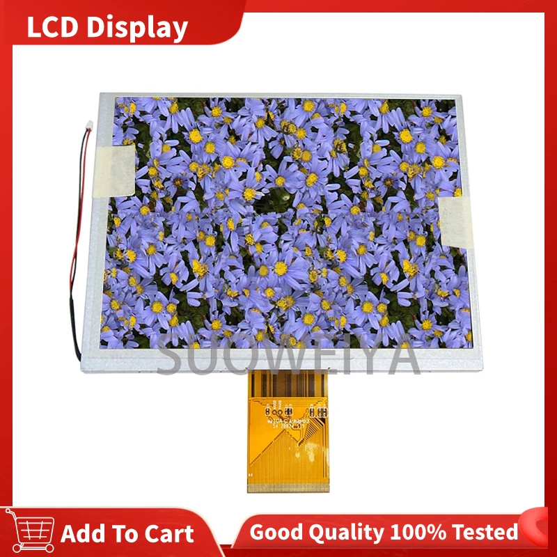 

ЖК-экран для AUO 7 дюймов 800 × 600 A070SN02 V0 A070SN02 V.0 100% протестированный оригинальный соотношение разрешения панель дисплея