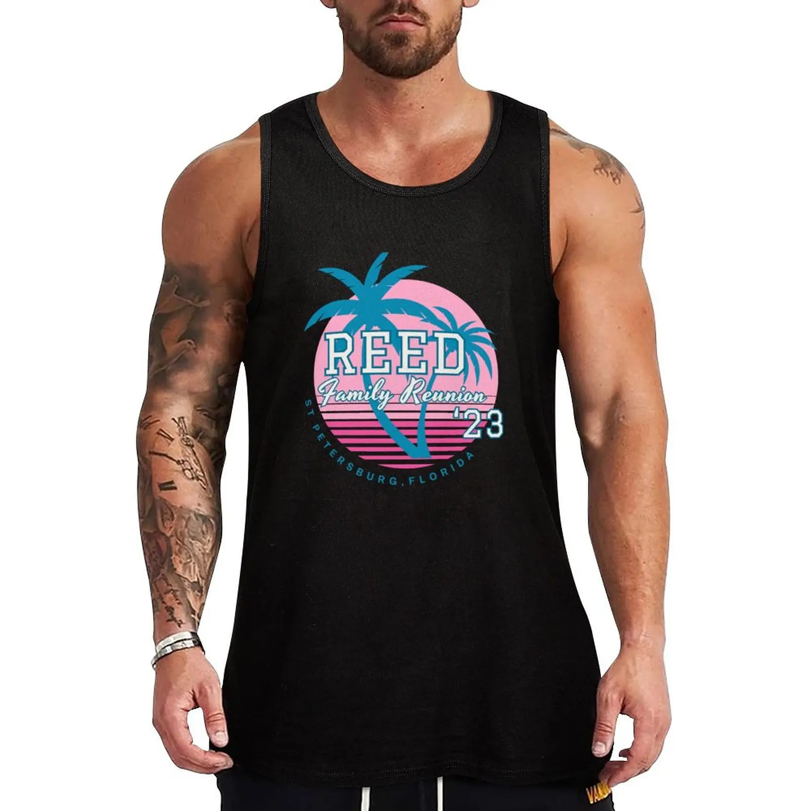

Reed Family Reunion 23 Tank Top Fitness men clothing bodybuilding