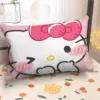 Cartoon cute Hello Kitty pillowcase girly children's room pillowcase living room sofa cushion cover home bedroom decoration 2