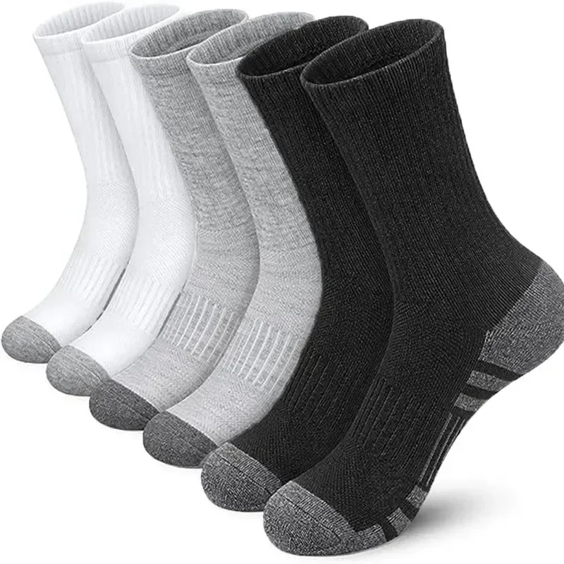 

Deodorant Basketball Men's Szie Comfortable Large Color Socks And 5 Oversized Autumn Wear-resistant Winter Solid