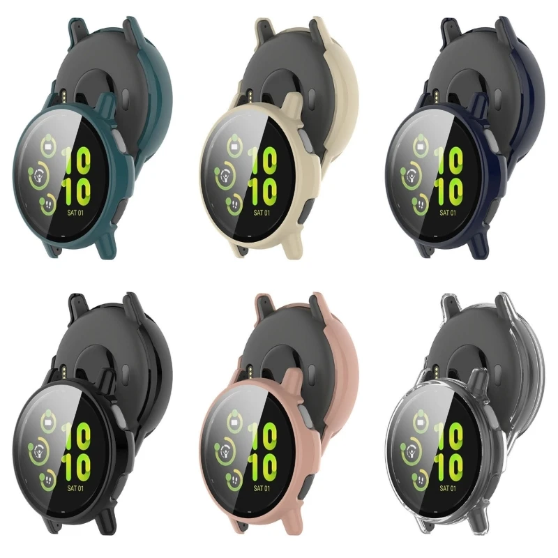Vivoactive 5 Active 5 스크래치 방지 충격 방지 프레임 용 화면 보호기 케이스 커버 Smartwatch Onepiece 범퍼 쉘