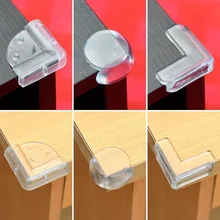 

Child Baby Safety Silicone Protector Table Corner Edge Protection Cover Children Anticollision Table Desk Edge & Corner Guards