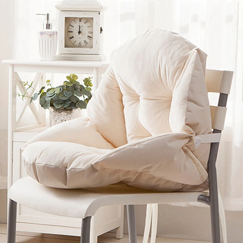 Home One Piece Chair Cushion Office Armchair Waist Support Seat