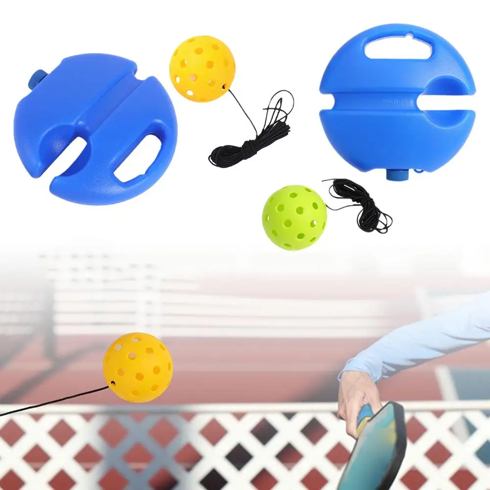 1 Pc Pickleball Trainer String Baseboard Self Study Tennis Tennis Damener Training Trainer Attrezzature Per L'Allenamento Anche D7K0
