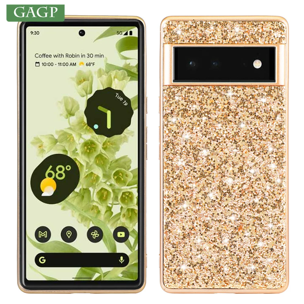 Luxury Bling Glitter Plating Colorful Shiny Shockproof Phone Case