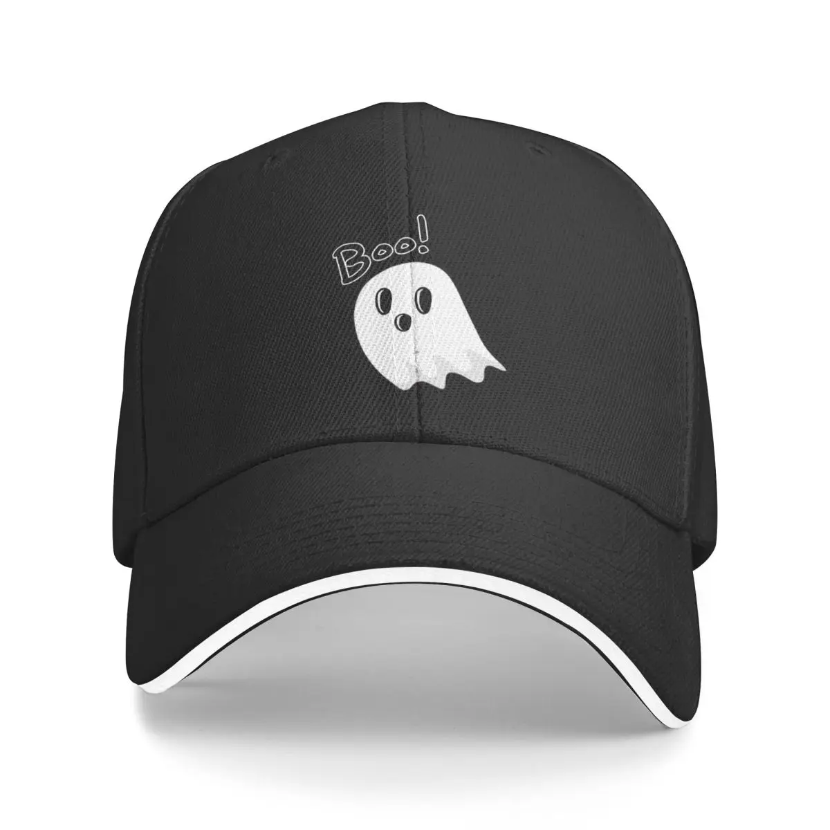 

New Cute Ghost Boo! Baseball Cap Trucker Cap Dropshipping Golf Cap Brand Man Caps Cap Woman Men's