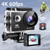 Ultra HD 4K 60fps Action Camera S9R WiFi 2" LCD 30M Waterproof 170D Remote Control Helmet Bicycle Video Camera Outdoor Sport Cam 1