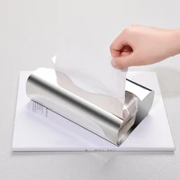 Stainless Steel Mirror Tissue Box, Silver, Minimalist, for Home Decoration, Hotel, 1 1