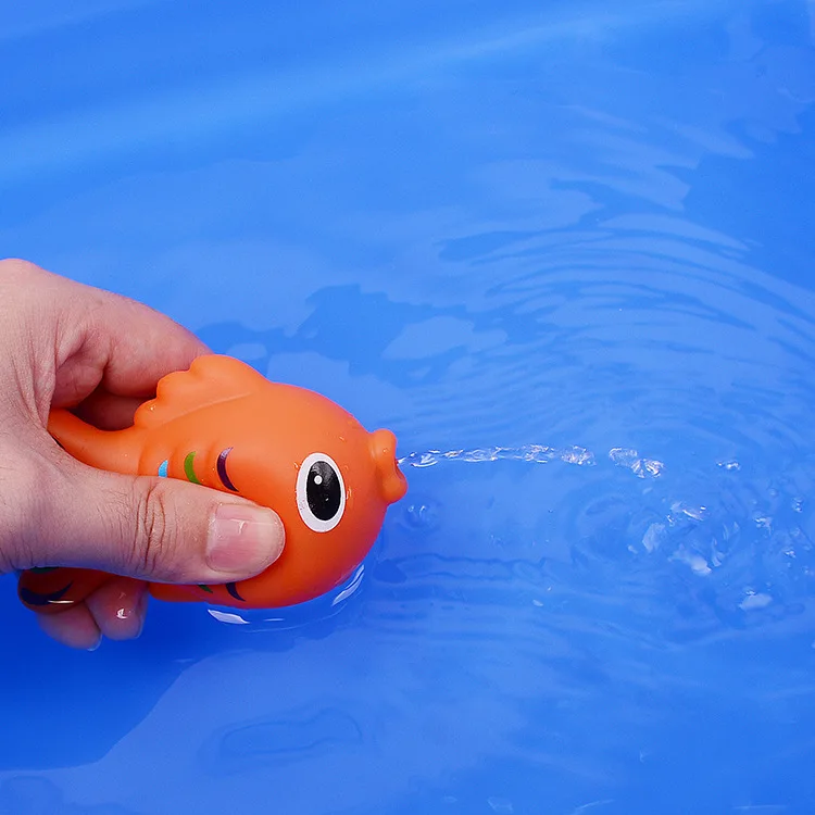 Baby Bath Toys Finding Nemo Dory Float Spray Water Squeeze Toys Soft Rubber Bathroom Play Animals Bath Figure Toy for Children 3