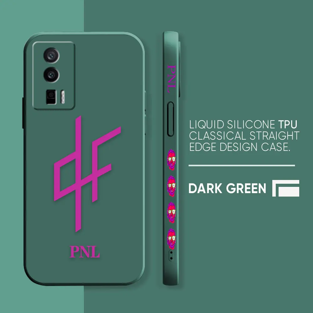 thumbnail image 1 of Case For Redmi K60E K50 K40S K40 K30 K20 10C 9 8A 10 Pro 4G 5G Colour Simple Liquid silicone Case Rapper Singer PNL QLF Yinuoda, 1 of 5