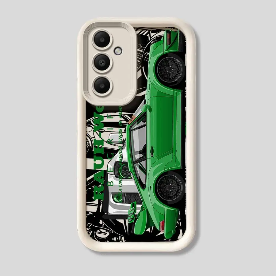 Soft Cover Phone Case with Japan JDM Sports Design