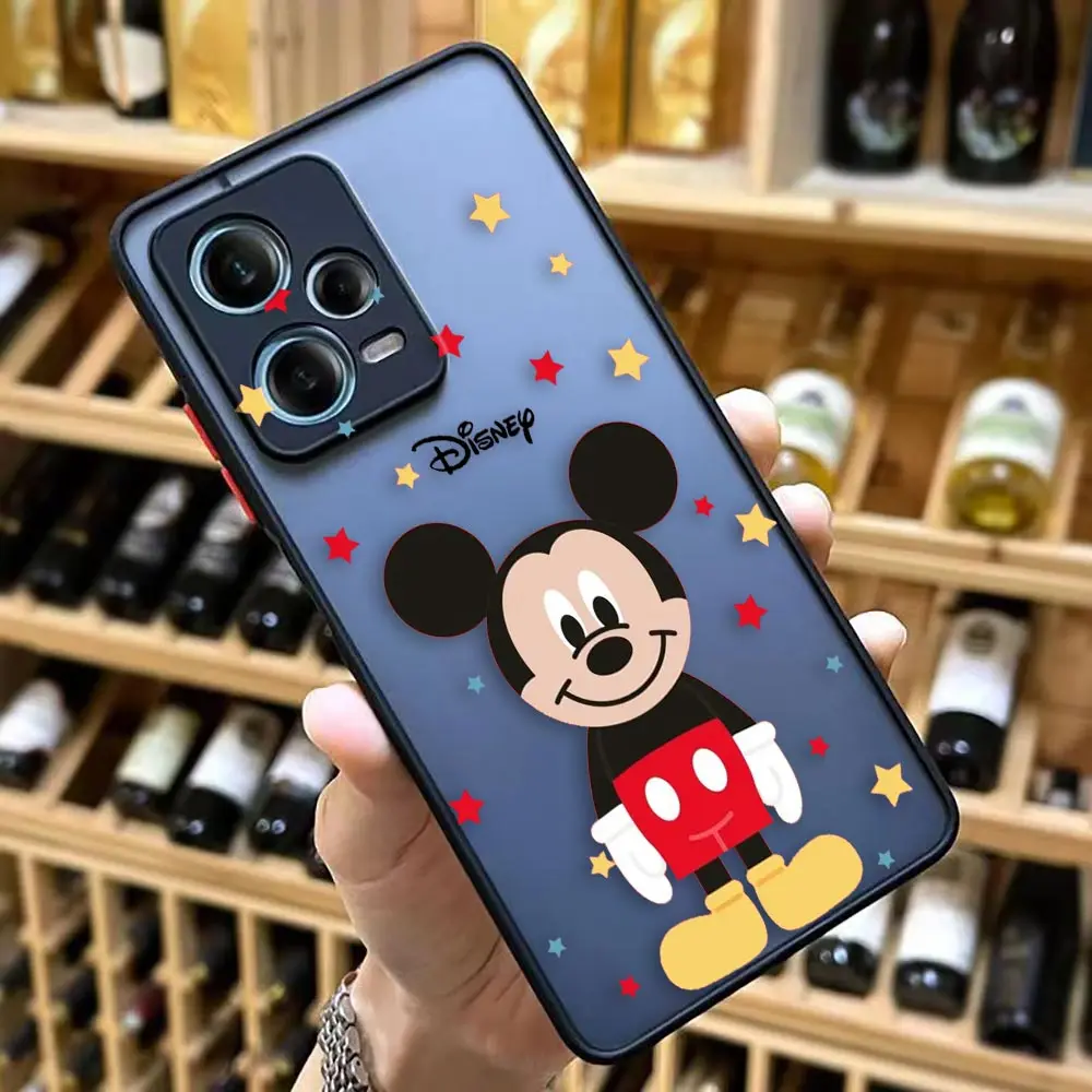 thumbnail image 1 of Matte Case for Redmi NOTE 12 11 10 11S 10S 9 9S 9T 8 7 6 5 4 3PRO PLUS 4G 5G Case Funda Shell Mickey Minnie Mouse Anime Cartoon, 1 of 5