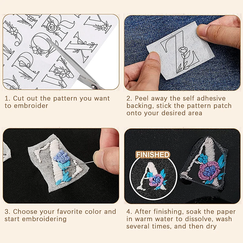 Tear Away Embroidery Stabilizer