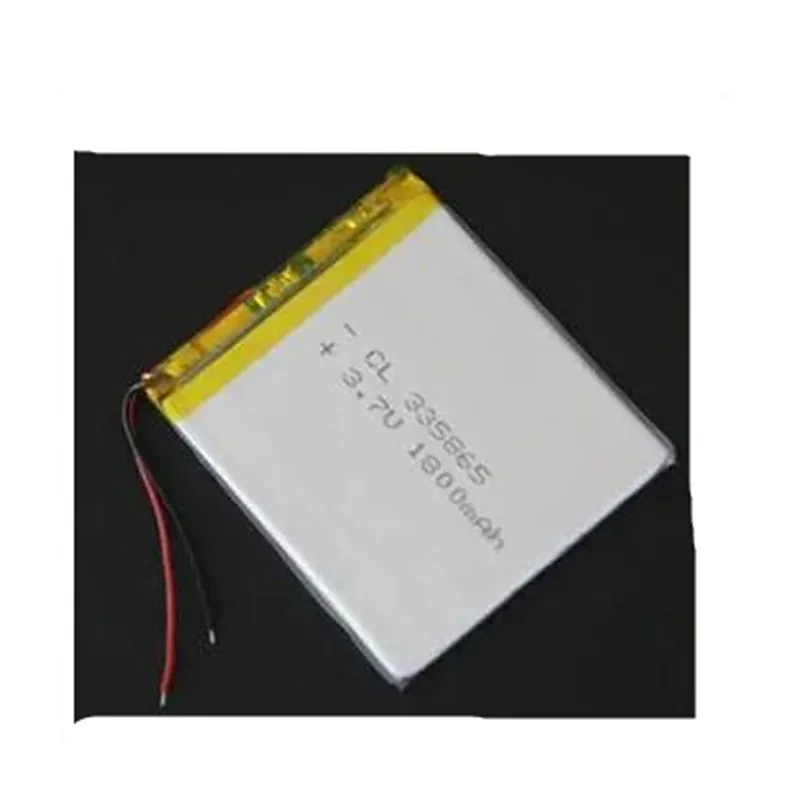

335865 3.7V 1800Mah Li-polymer Li-po Lithium Rechargeable Battery For DVD GPS Navigator