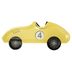 Racing Car Disposable Tableware Set - Boys Birthday Party Supplies - Cartoon Car Shaped Plates & Décor (B)