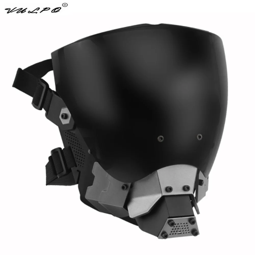 

VULPO Tactical Half Face Cyberpunk Commander Mask Breathable Outdoor Paintball Safety Protective Mask Shooting Equipment