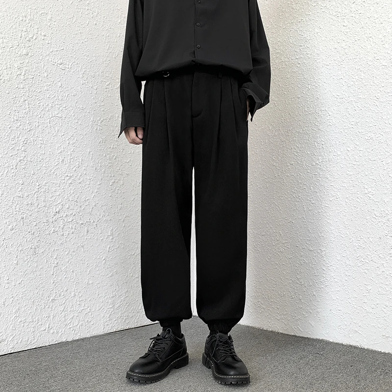 

2022 Men's Cotton Loose Nice Casual Pants Fashion Trend High-quality Trousers 3 Color Business Suit Pants Plus Size M-2XL