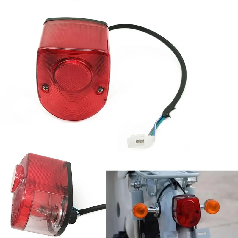 

Motorcycle Rear Tail Light License Plate Lamp For Honda CT70 SL70 SL90 SL100 SL350 Z50A 33701-045-690 33701045690