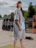 Beach Swimming Surfing Poncho for Adult Thicken Changing Robe with Hood Outdoor Sport Bath Dress Towel Microfiber Diving Cloak 6
