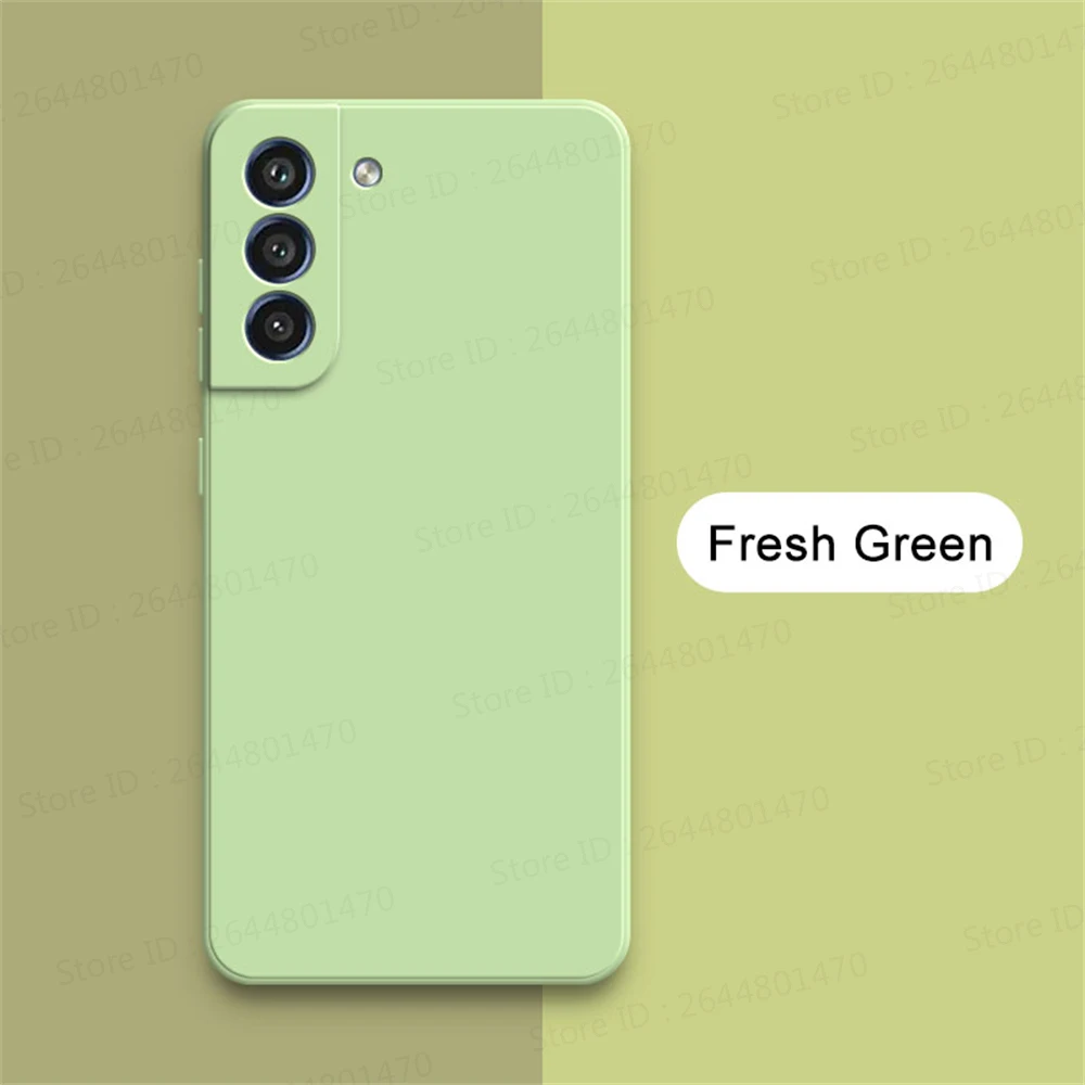 Square Liquid Silicone 360 Protective Phone Case