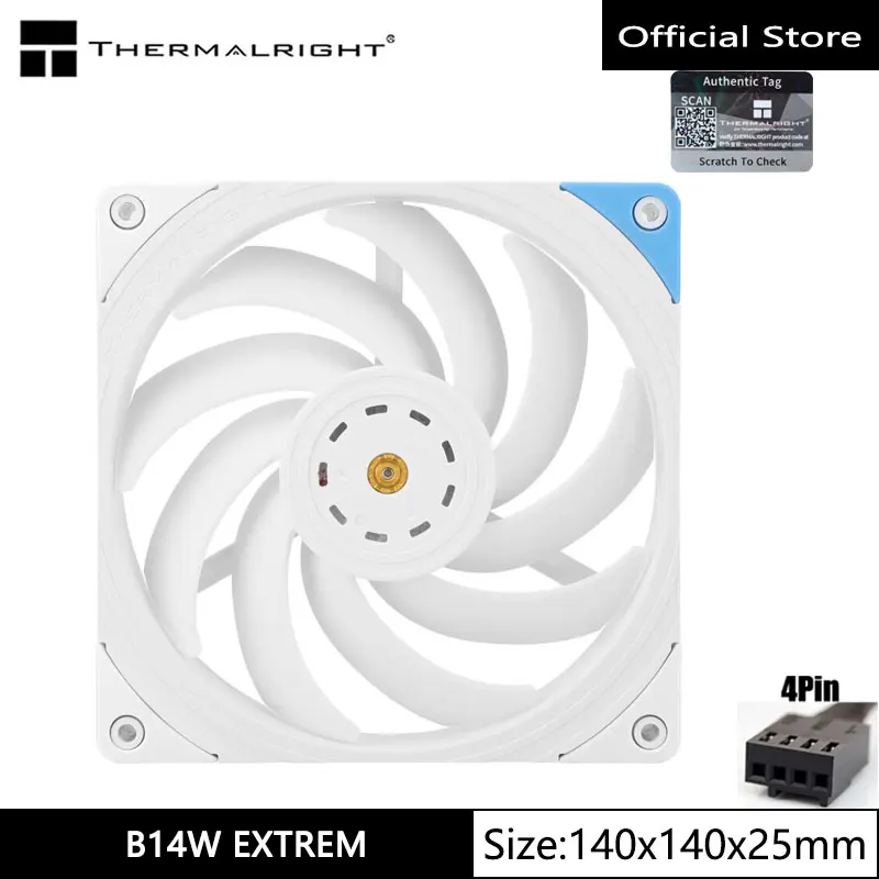 Thermalright Peerless Assassin 140 Weißer CPU-Kühler, 6 Heatpipes AGHP-Technologie, Dual-PWM-Lüfter mit 1500 U/min, Doppelturmkühler, für AM5/AM4 und Intel LGA 1700/1851/1150/1151/1200, PC-CPU-Kühlung