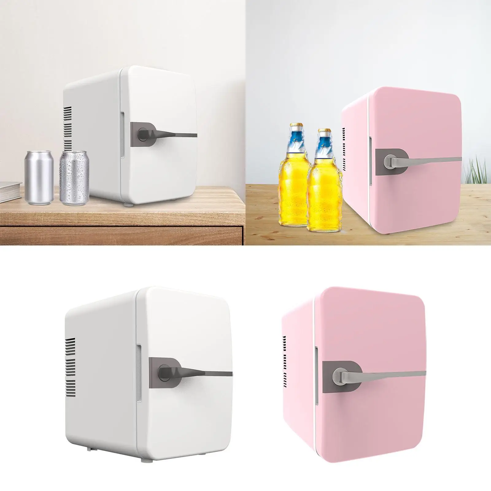 6L Mini Fridge Freestanding Beverage Refrigerator Cooler for Rvs Bar Desktop
