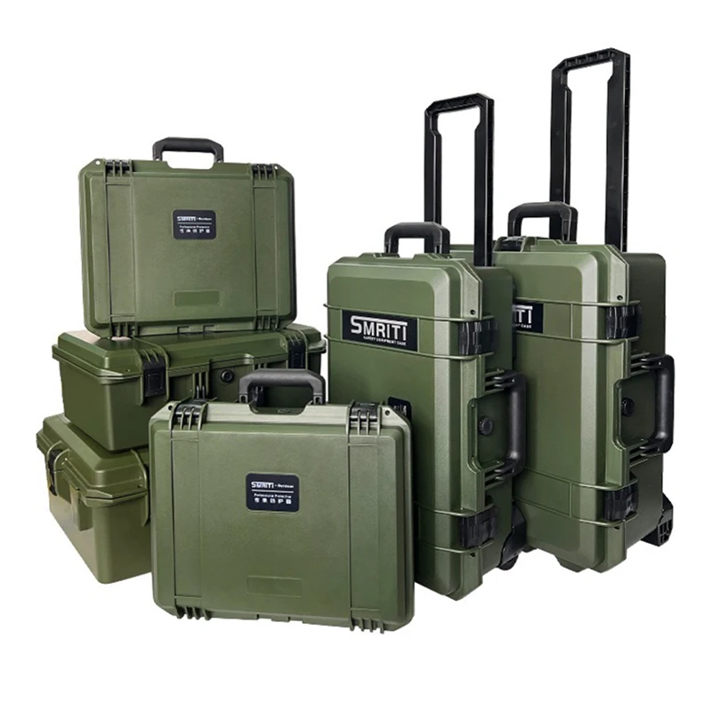 Drone Equipment Box Pro Proof Plastic Box Hardware Suitcase for Work Tools Potable Us Military Box Hard Case Shockproof Suitcase 6