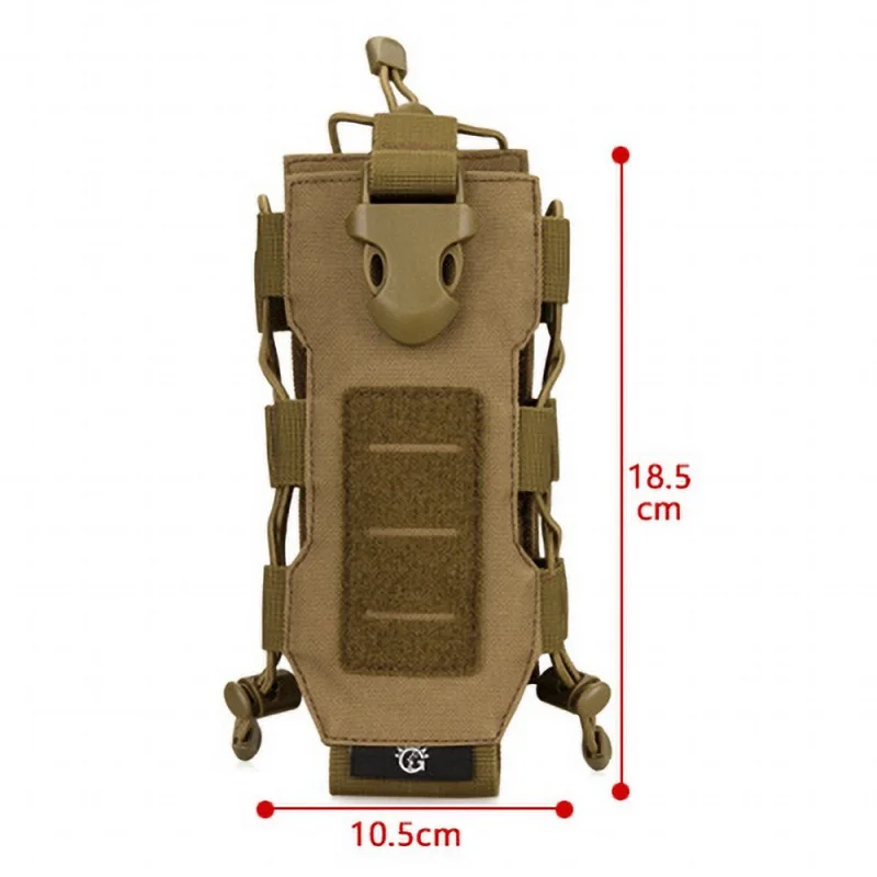 Tactical Climbing Mountaineering Hiking Camping Travel Molle Nylon Bag Water Bottle Holder Camping Equipment 6