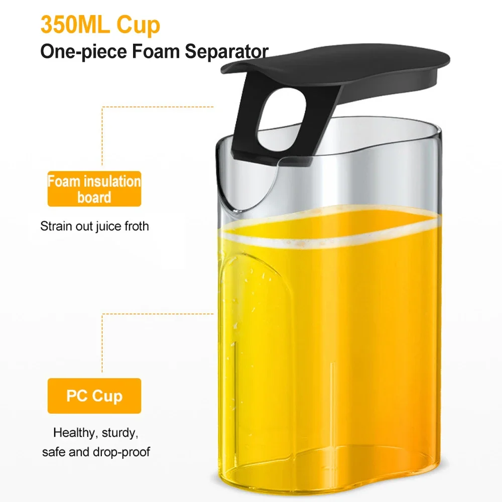Juicer Centrifugal 400W Electric Orange Juicer Machine Household Large Caliber Residue Separation Vegetable Juicer 220V/110V 3