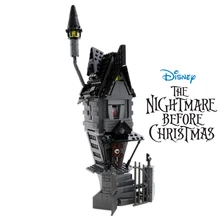 

Disney 427PCS Jack Skellington's House-Nightmare Before Christmas MOC Building Blocks Diy Toys Bricks Creative Gift for Kid