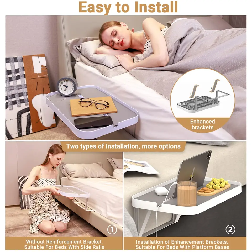 Chevet Suspendu Étagère De Rangement Organisateur Organisateur De Lit Panier Avec 2 Crochets Bébé Lit Étagères Support Dortoir Fournitures | Leroy Merlin