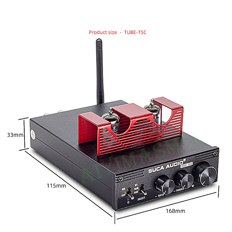 Aiyima-真空管アンプ,Bluetooth 5.0,usbデコード2.0 320w tda7498e,高