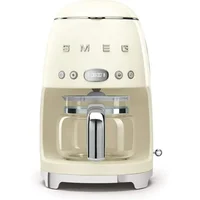 Retro style coffee maker machine, 17.3x12.8x11.3, cream 1