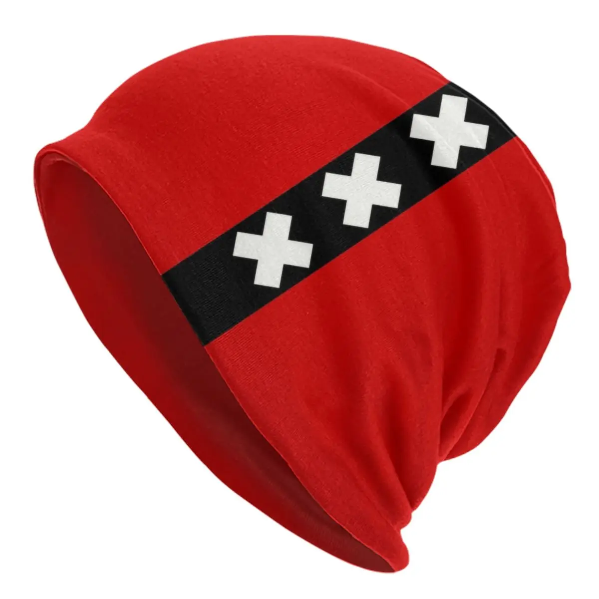 

Holland Amsterdam Flag Beanie Cap Unisex Winter Warm Bonnet Femme Knitted Hats Fashion Ski Netherlands Skullies Beanies Hats For