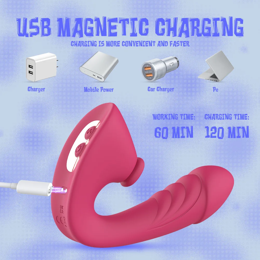 Clitoral Stimulator And Thrusting Vibrator Realistic Silicone_voghion.com