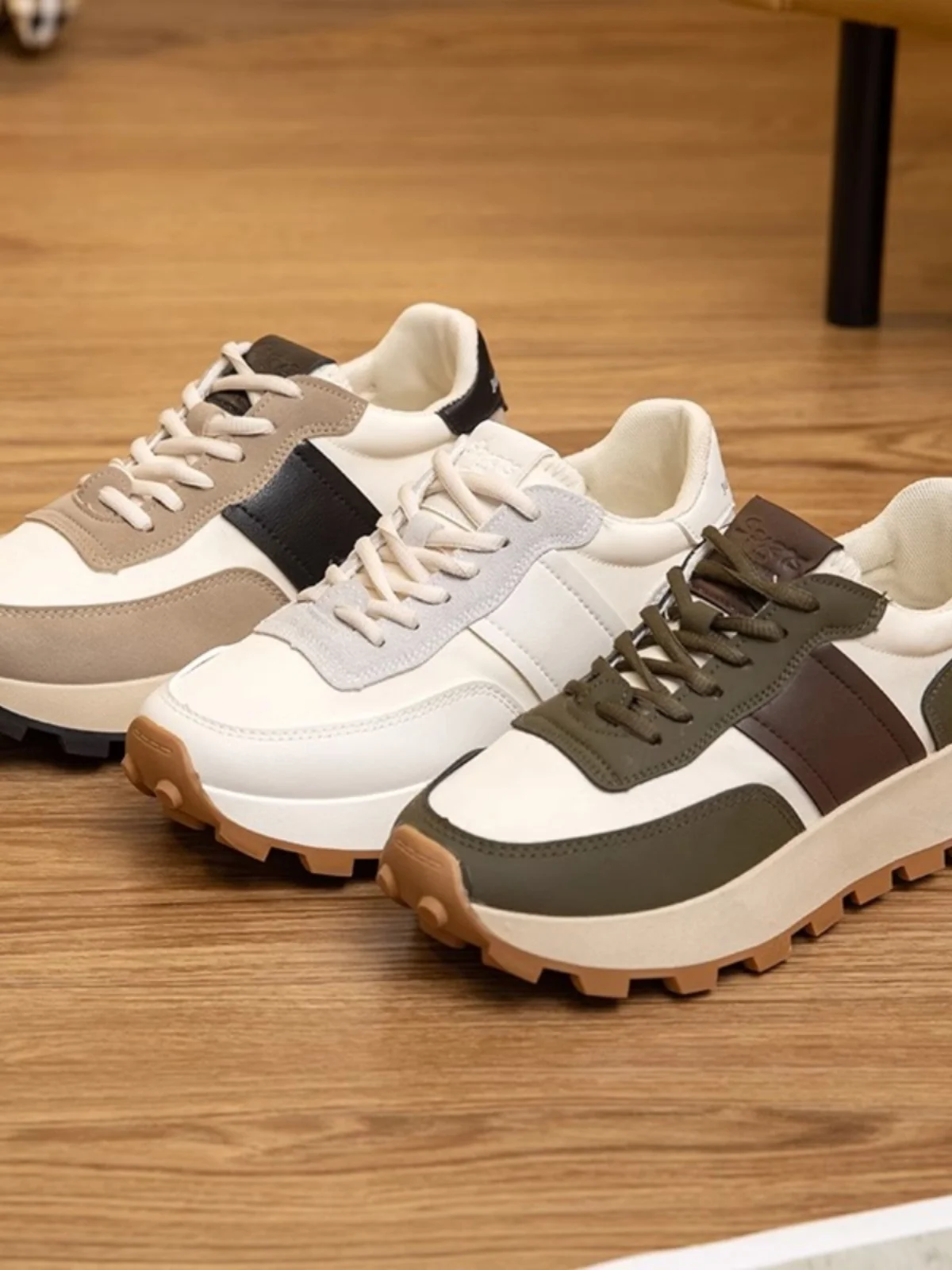 

Cross Women's Shoes Wedge Basket 2023 Mixed Colors All-Match Round Toe Clogs Platform Autumn Casual Female Sneakers Sports New C
