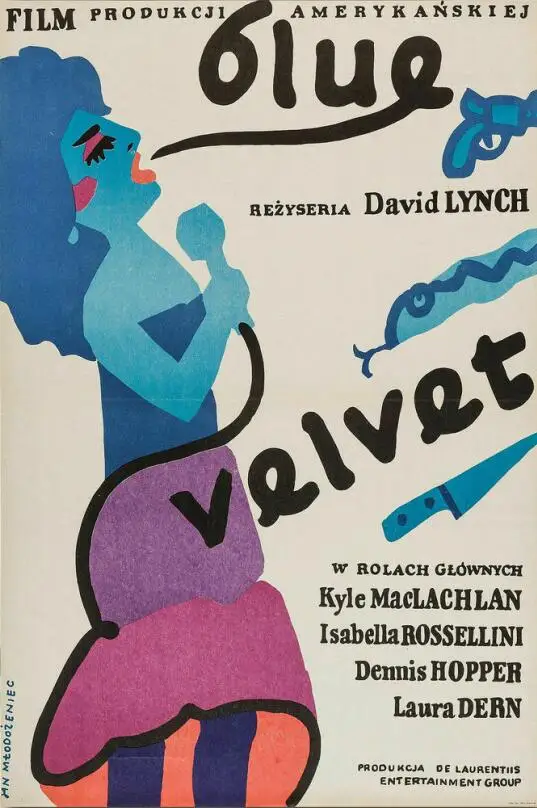 

BLUE VELVET Movie Art Film Print Silk Poster Home Wall Decor 24x36inch